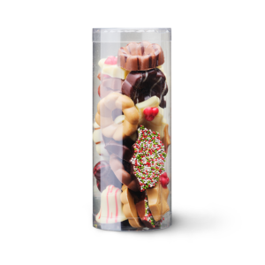 Kerstgoed koker 250gr
