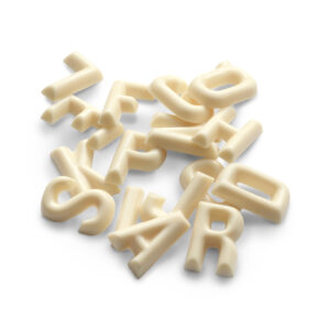 Strooiletters wit