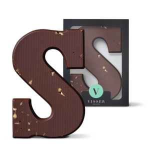 Letter puur hazelnoot